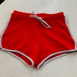 Bright Orange Booty Shorts/Athletic Shorts Like New